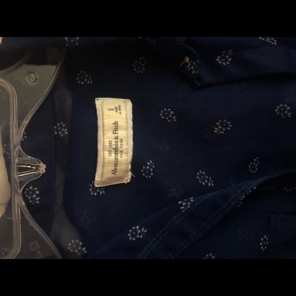 Abercrombie See Through Button Down Top - image 2